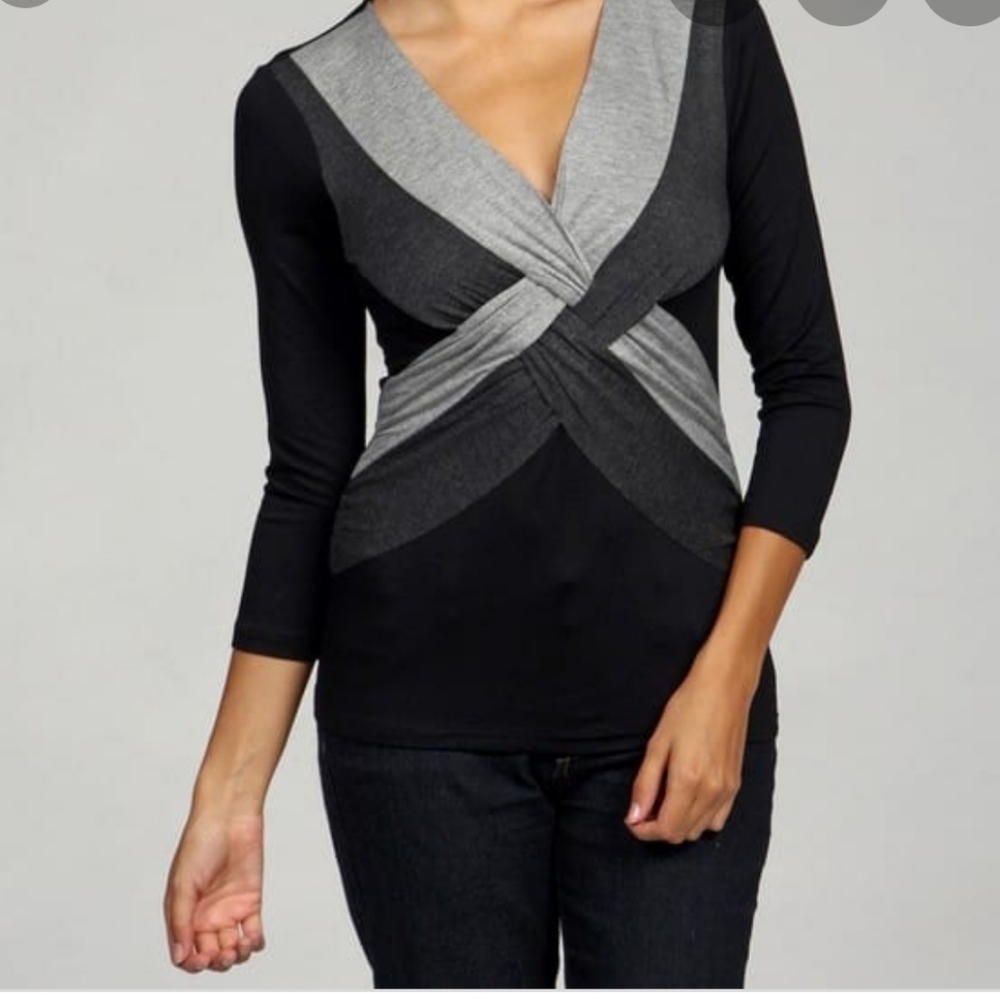 NWT Cable and Gauge 3/4 Sleeve top size small